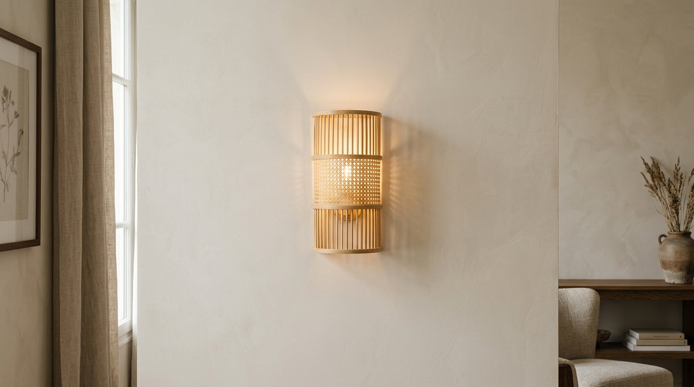 Applique murale bambou