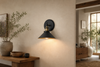 Applique murale industrielle noire