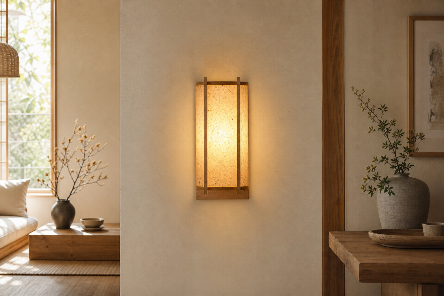 Applique murale japonaise