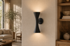 Applique murale moderne noire