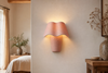 Applique murale rose