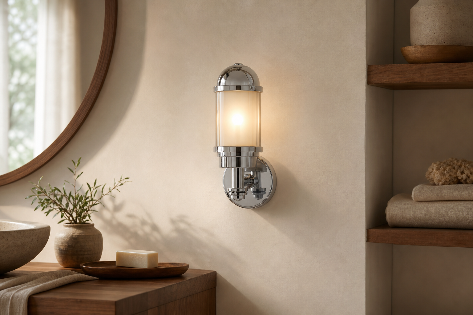 Applique murale salle de bain
