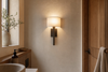 Applique murale toilette