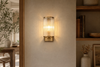 Applique murale verre