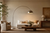 Lampadaire arc salon