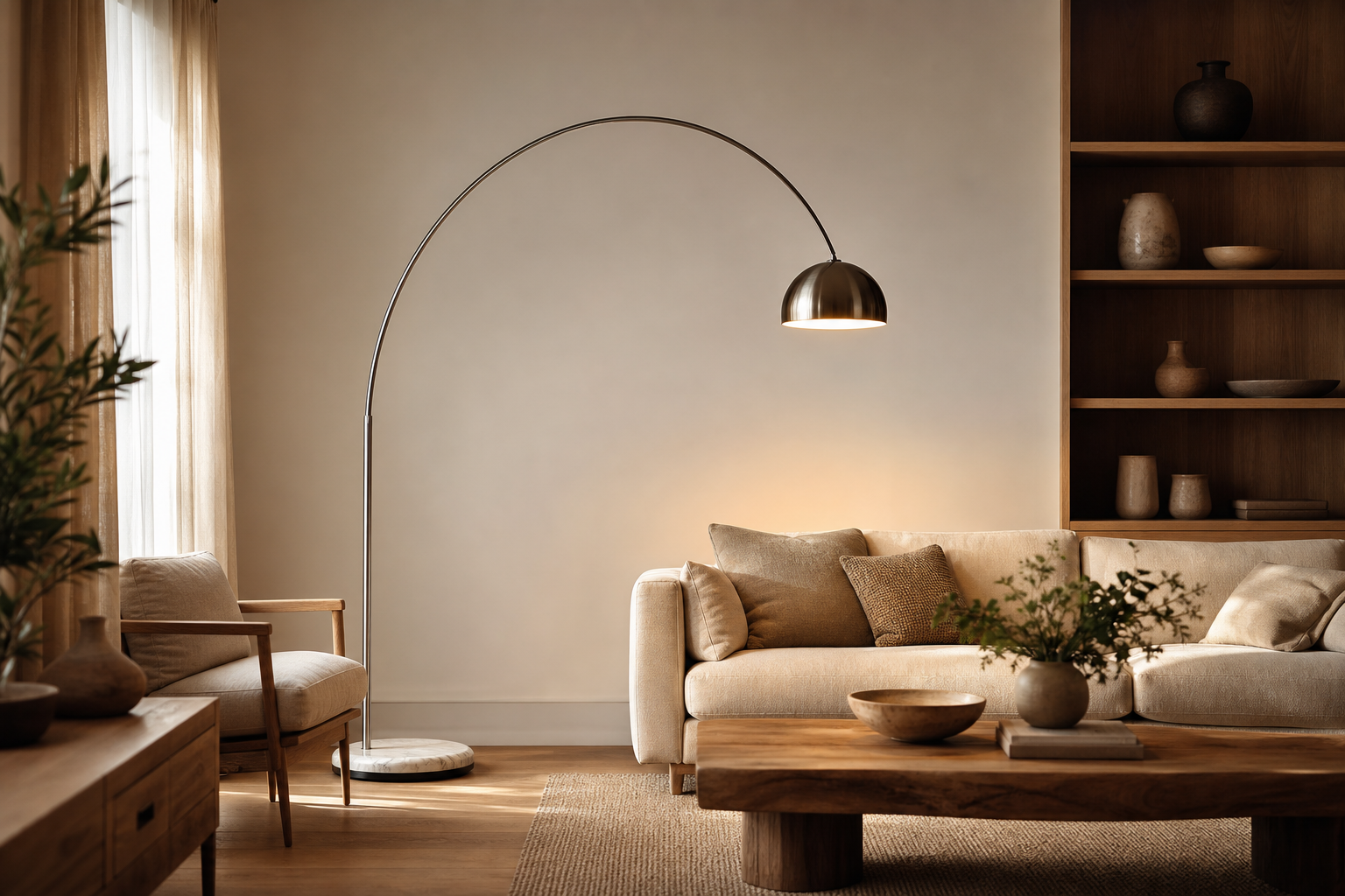 Lampadaire arc