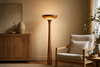 Lampadaire bois design