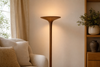 Lampadaire bois et métal