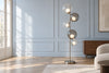 Lampadaire boule verre