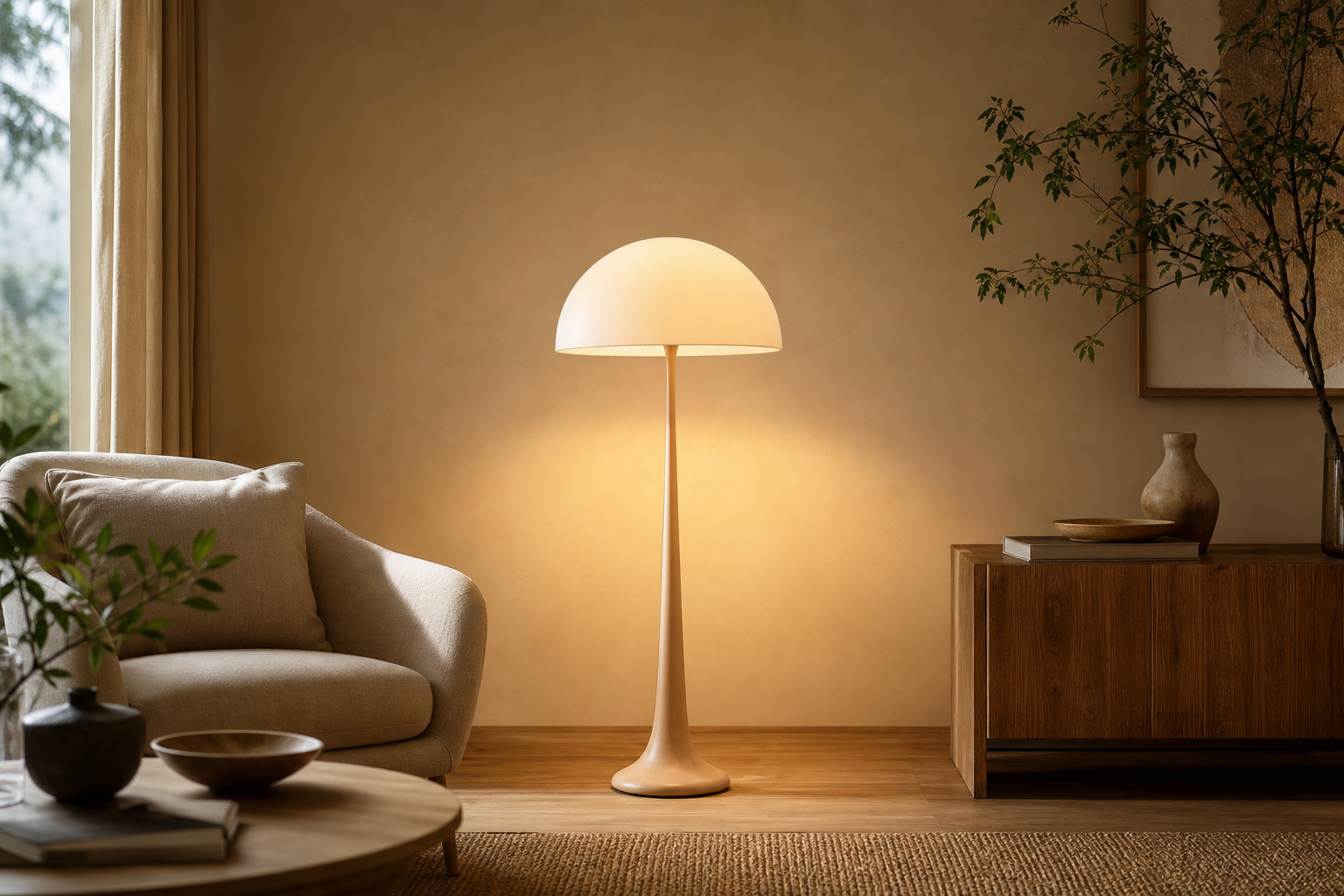 Lampadaire champignon