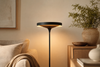 Lampadaire design noir
