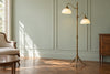 Lampadaire laiton ancien