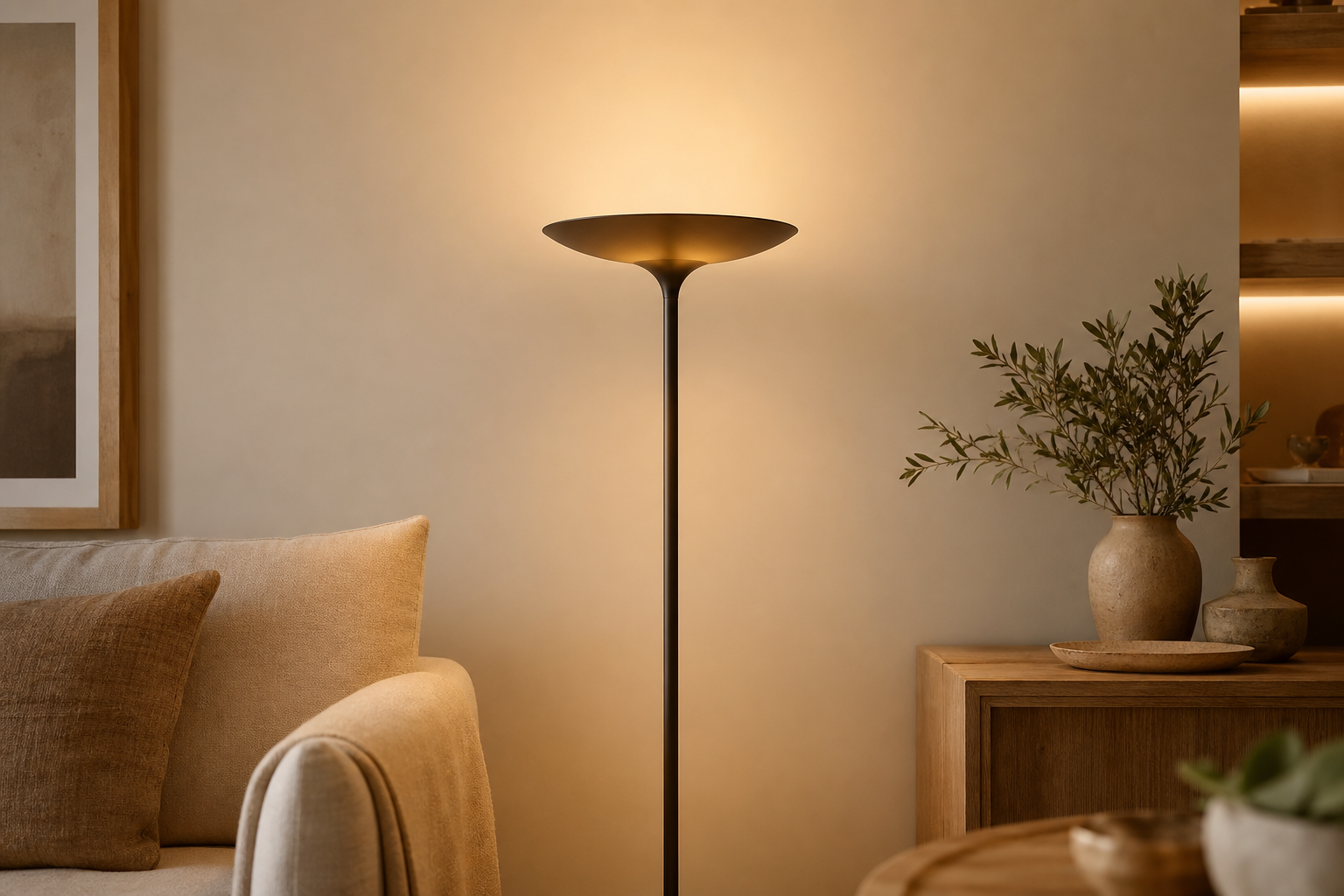Lampadaire métal