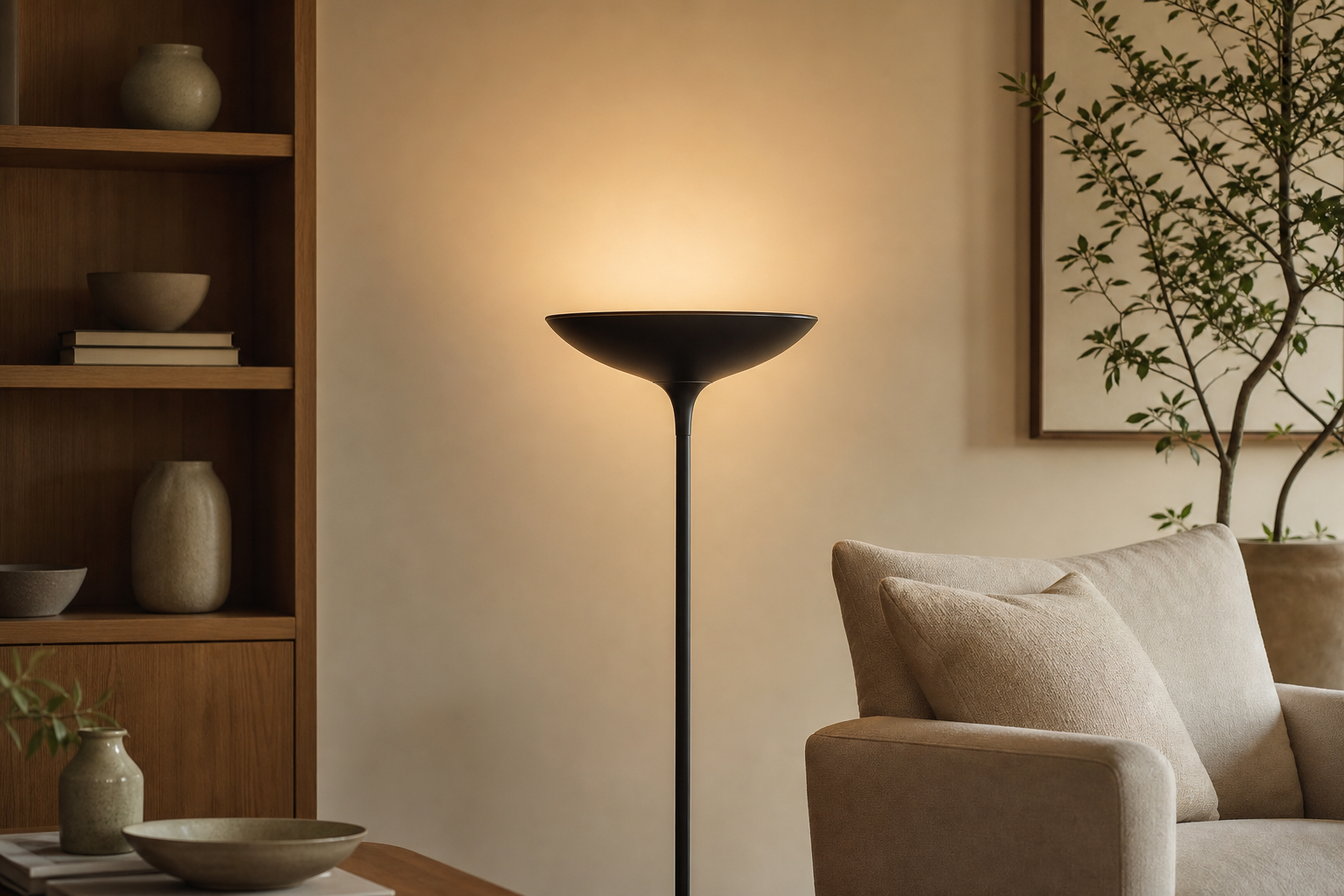 Lampadaire noir