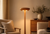 Lampadaire salon bois