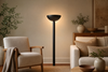 Lampadaire salon noir