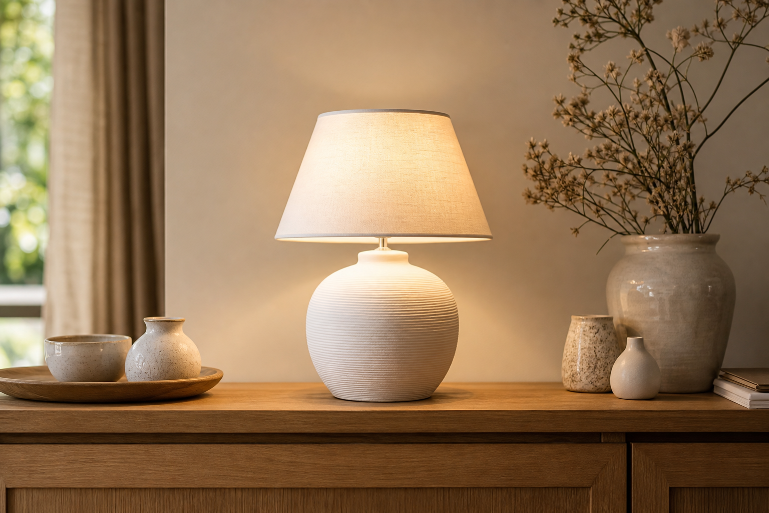Lampe blanche