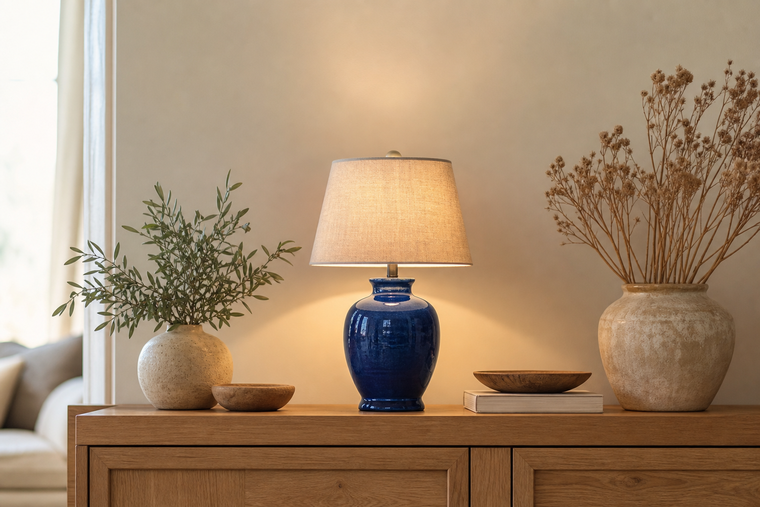 Lampe bleue