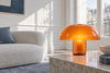 Lampe champignon orange