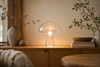 Lampe champignon en verre