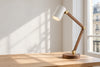 Lampe de bureau bois
