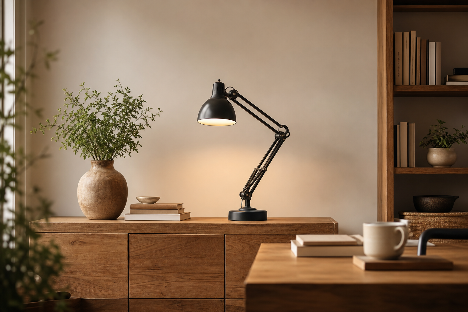 Lampe de bureau industrielle