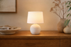 Lampe de chevet blanche