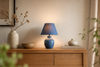 Lampe de chevet bleue