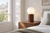 Lampe de chevet bois