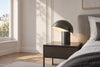 Lampe de chevet grise