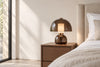 Lampe de chevet marron