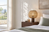 Lampe de chevet rotin