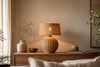 Lampe de chevet rotin