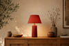 Lampe de chevet rouge