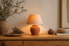 Lampe de chevet terracotta