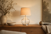 Lampe de chevet en verre