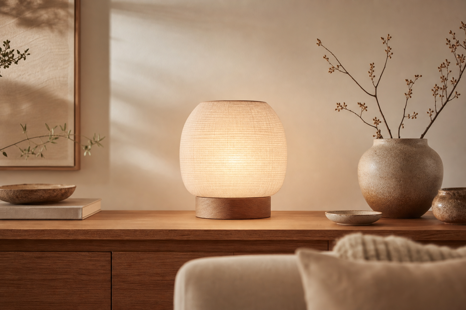 Lampe japonaise