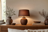 Lampe marron