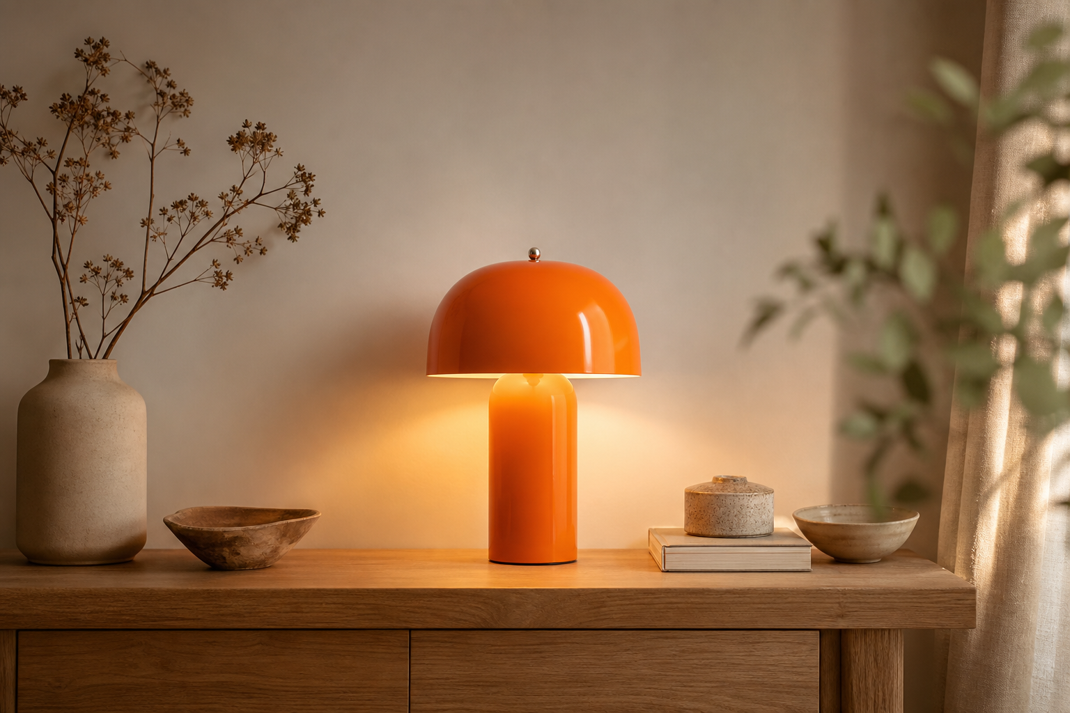 Lampe orange