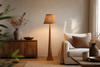 Lampe sur pied rotin