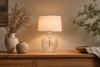 Lampe en verre