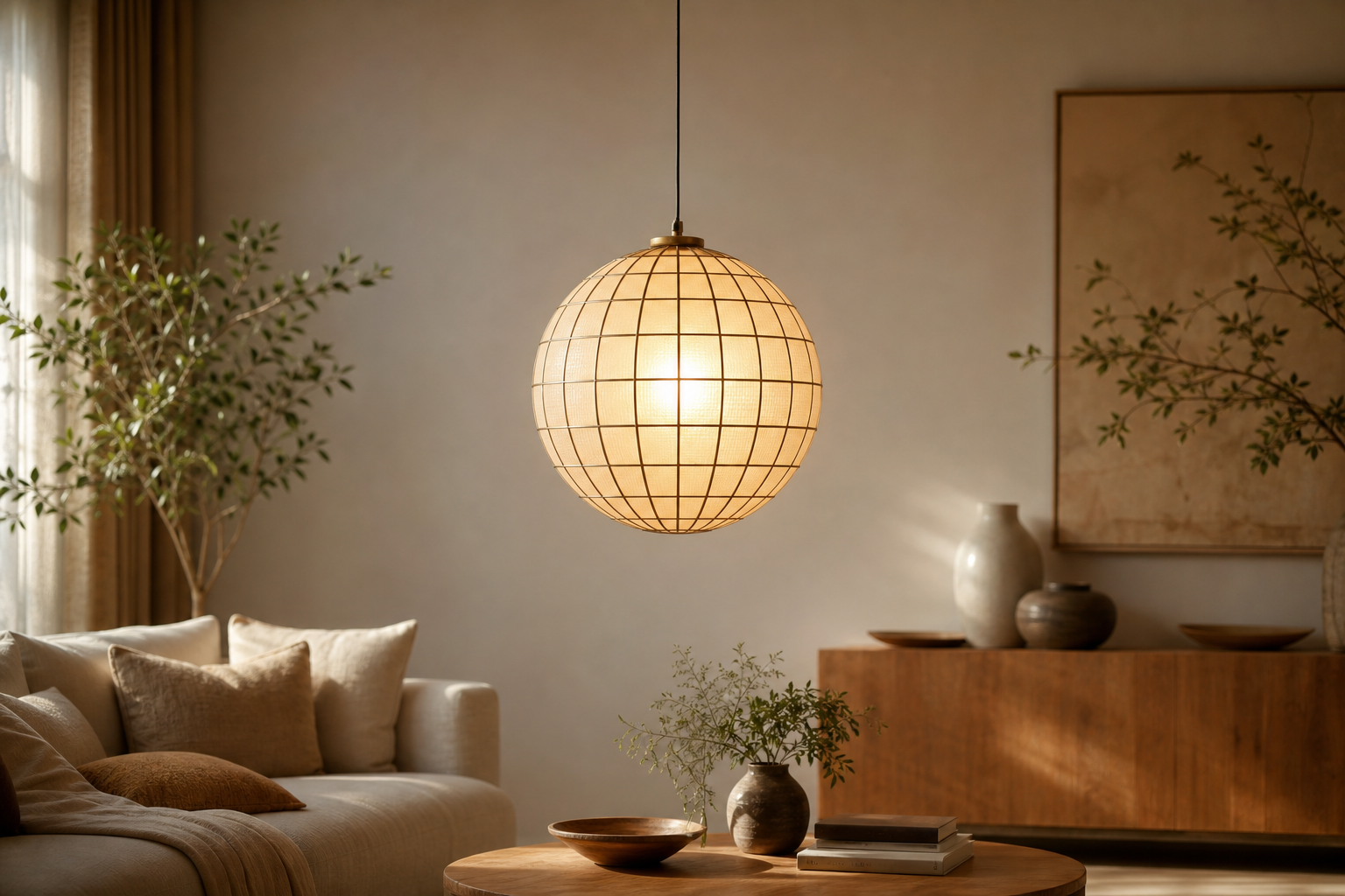 Luminaire boule