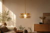 Luminaire doré