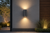 Luminaire extérieur gris anthracite