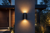 Luminaire extérieur noir