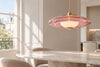 Luminaire rose