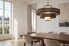 Luminaire rotin