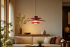 Luminaire rouge