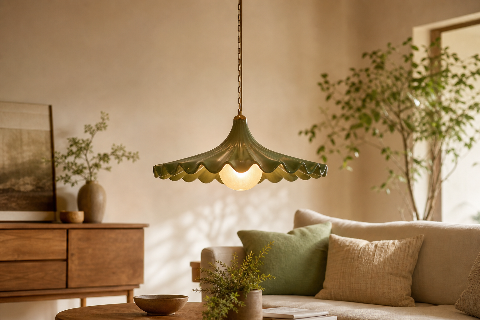 Luminaire vert