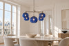 Lustre bleu